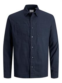 JJLOGAN AUTUMN SOLID SHIRT LS GER navy blazer