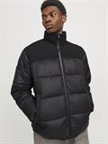 JJMOON STAND COLLAR PUFFER black