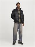 JJMOON STAND COLLAR PUFFER black