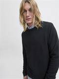 JJOTTO KNIT CREW NECK AW25 SN black1