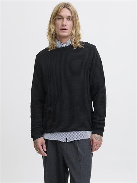 JJOTTO KNIT CREW NECK AW25 SN black1