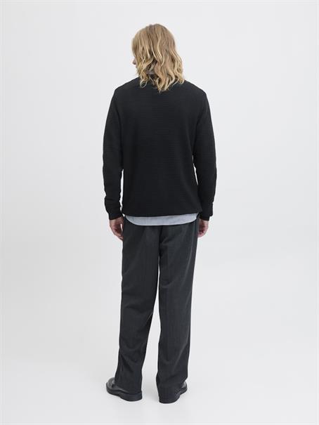 JJOTTO KNIT CREW NECK AW25 SN black1