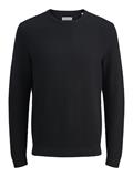 JJOTTO KNIT CREW NECK AW25 SN black