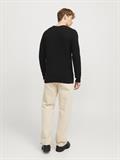 JJOTTO KNIT CREW NECK LN black