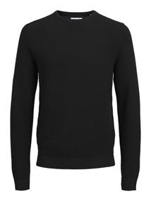 JJOTTO KNIT CREW NECK LN black