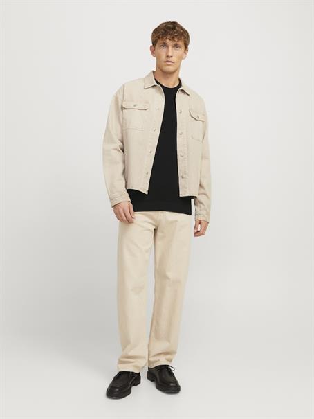 JJOTTO KNIT CREW NECK LN black