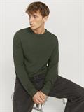 JJOTTO KNIT CREW NECK LN kombu green