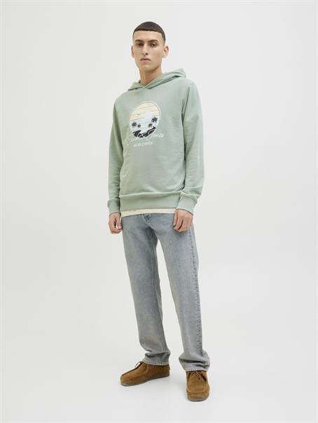 JJPALM SWEAT HOOD iceberg green