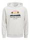 JJPALM SWEAT HOOD white melange
