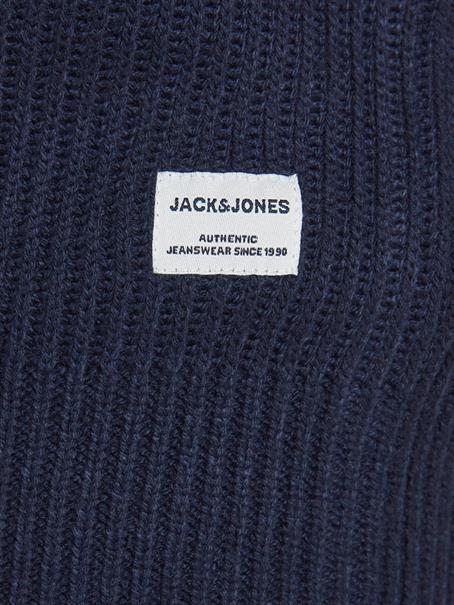 JJPANNEL KNIT CREW NECK PRE navy blazer1