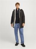 JJPANNEL KNIT HALF ZIP AW24 black