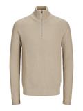 JJPANNEL KNIT HALF ZIP AW24 crockery