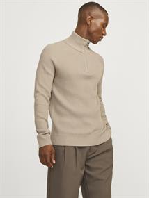 JJPANNEL KNIT HALF ZIP AW24 crockery