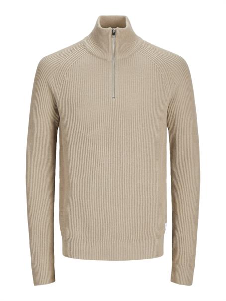JJPANNEL KNIT HALF ZIP AW24 crockery