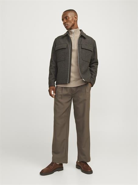 JJPANNEL KNIT HALF ZIP AW24 crockery