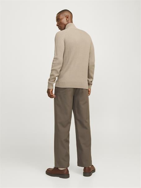 JJPANNEL KNIT HALF ZIP AW24 crockery
