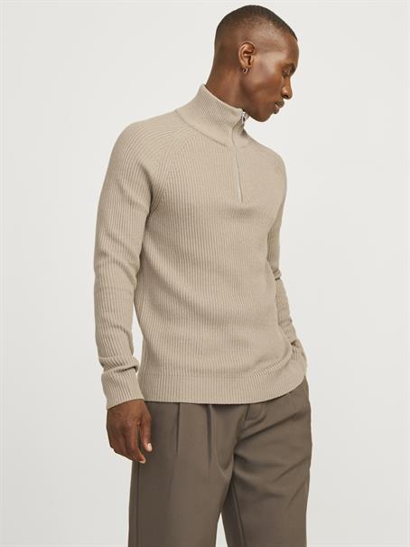 JJPANNEL KNIT HALF ZIP AW24 crockery