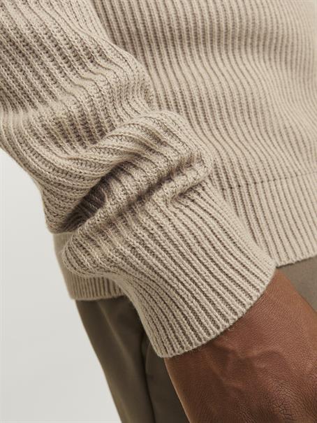 JJPANNEL KNIT HALF ZIP AW24 crockery