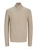 JJPANNEL KNIT HALF ZIP AW24 crockery