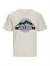JJPEAK TEE SS CREW NECK LN moonbeam