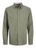 JJPIERRE SLUB DETAIL SHIRT LS agave green