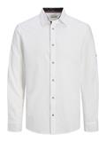 JJPIERRE SLUB DETAIL SHIRT LS white