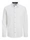JJPIERRE SLUB DETAIL SHIRT LS white