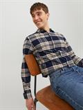 JJPLAIN FALL CHECK SHIRT LS navy blazer