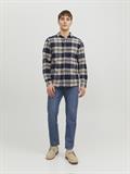 JJPLAIN FALL CHECK SHIRT LS navy blazer