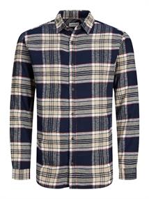 JJPLAIN FALL CHECK SHIRT LS navy blazer