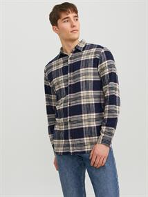 JJPLAIN FALL CHECK SHIRT LS navy blazer