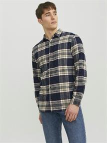 JJPLAIN FALL CHECK SHIRT LS navy blazer