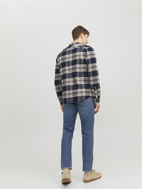 JJPLAIN FALL CHECK SHIRT LS navy blazer
