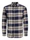 JJPLAIN FALL CHECK SHIRT LS navy blazer