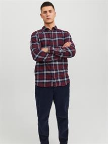 JJPLAIN FALL CHECK SHIRT LS port royale