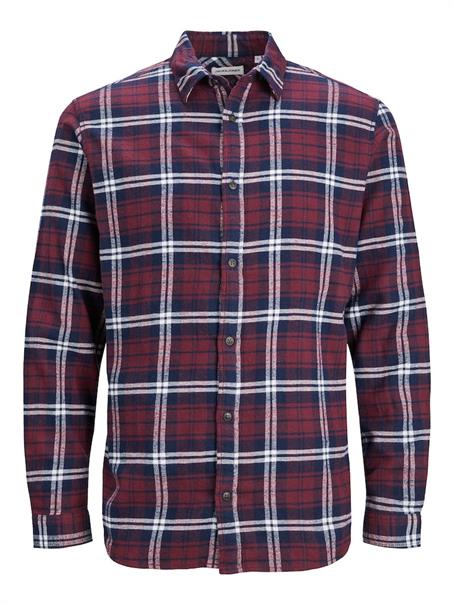 JJPLAIN FALL CHECK SHIRT LS port royale