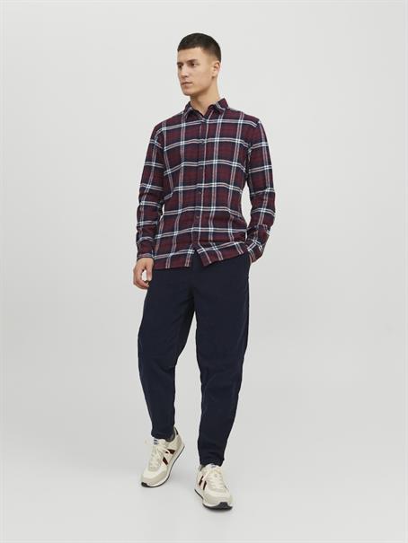 JJPLAIN FALL CHECK SHIRT LS port royale