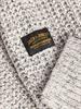 JJROOSTER KNIT HALF ZIP moonbeam