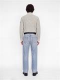 JJROOSTER KNIT HALF ZIP moonbeam