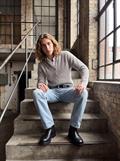 JJROOSTER KNIT HALF ZIP moonbeam