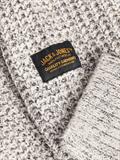 JJROOSTER KNIT HALF ZIP moonbeam
