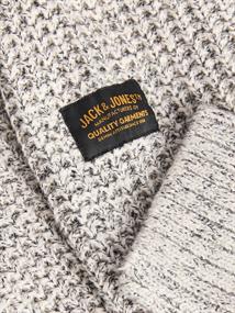 JJROOSTER KNIT HALF ZIP moonbeam