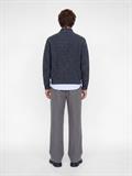 JJROOSTER KNIT HALF ZIP navy blazer