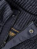 JJROOSTER KNIT HALF ZIP navy blazer