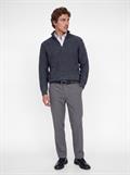 JJROOSTER KNIT HALF ZIP navy blazer