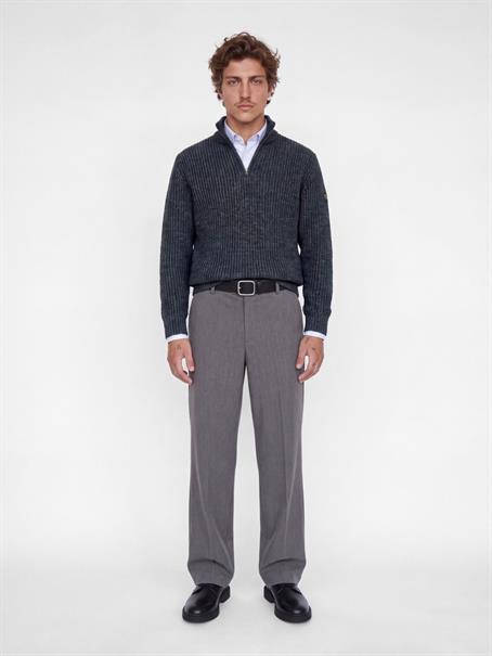 JJROOSTER KNIT HALF ZIP navy blazer