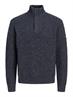 JJROOSTER KNIT HALF ZIP navy blazer