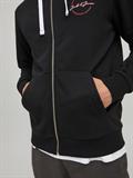 JJSTAMP ZIP HOOD SMALL black