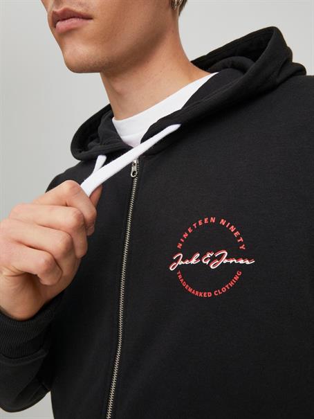JJSTAMP ZIP HOOD SMALL black