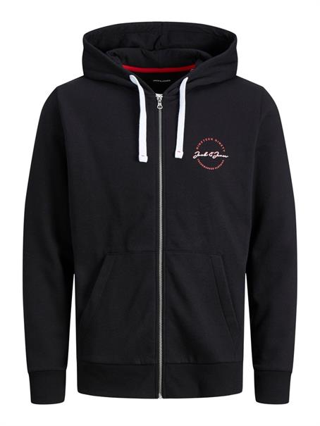 JJSTAMP ZIP HOOD SMALL black